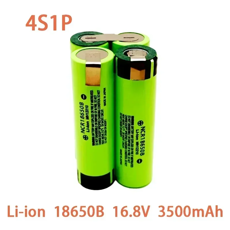 100% New NCR 18650B 3S1P-5S2P 16.8V 21V 18650 Battery Pack 3500mAh Discharge Current for Electric Screwdriver, Drill - view 3