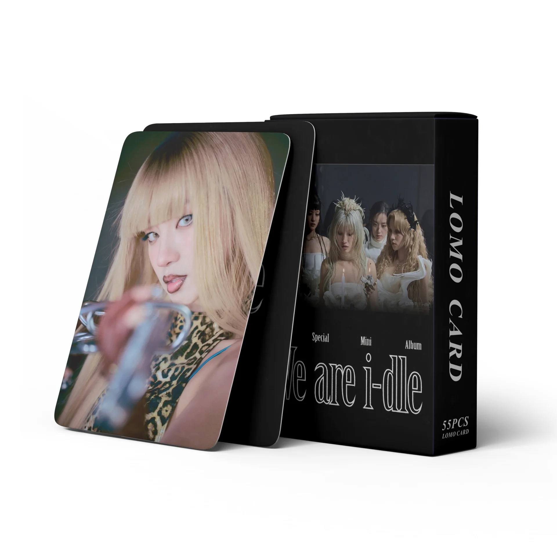 55 قطعة/المجموعة/مجموعة Kpop (G)I-DLE We Are Lomo بطاقة جديدة Ablum Shuhua Soojin Miyeon Yuqi HD صور طباعة صور بطاقات بريدية هدايا بطاقات الصور #1
