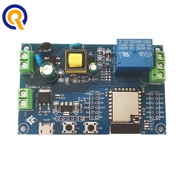 AC/DC-betriebenes WiFi Bluetooth ble 1-Kanal-R-Elas-Modul ESP32-C3/ESP-C3-12F Entwicklungsboard für Arduino-Modulplatine