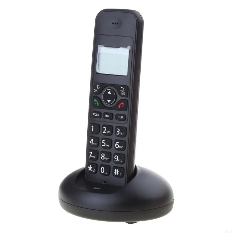 K32C Cordless Landline Fixed Telephone Home Desk Phone with Caller Identification Sound Noise Reduction Telephones D1006