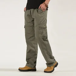 MRMT 2026 Brand New Overalls Middle-Aged Men's Casual Trousers Multi-Pocket Overalls Large Size Men Pants For Male Trouser