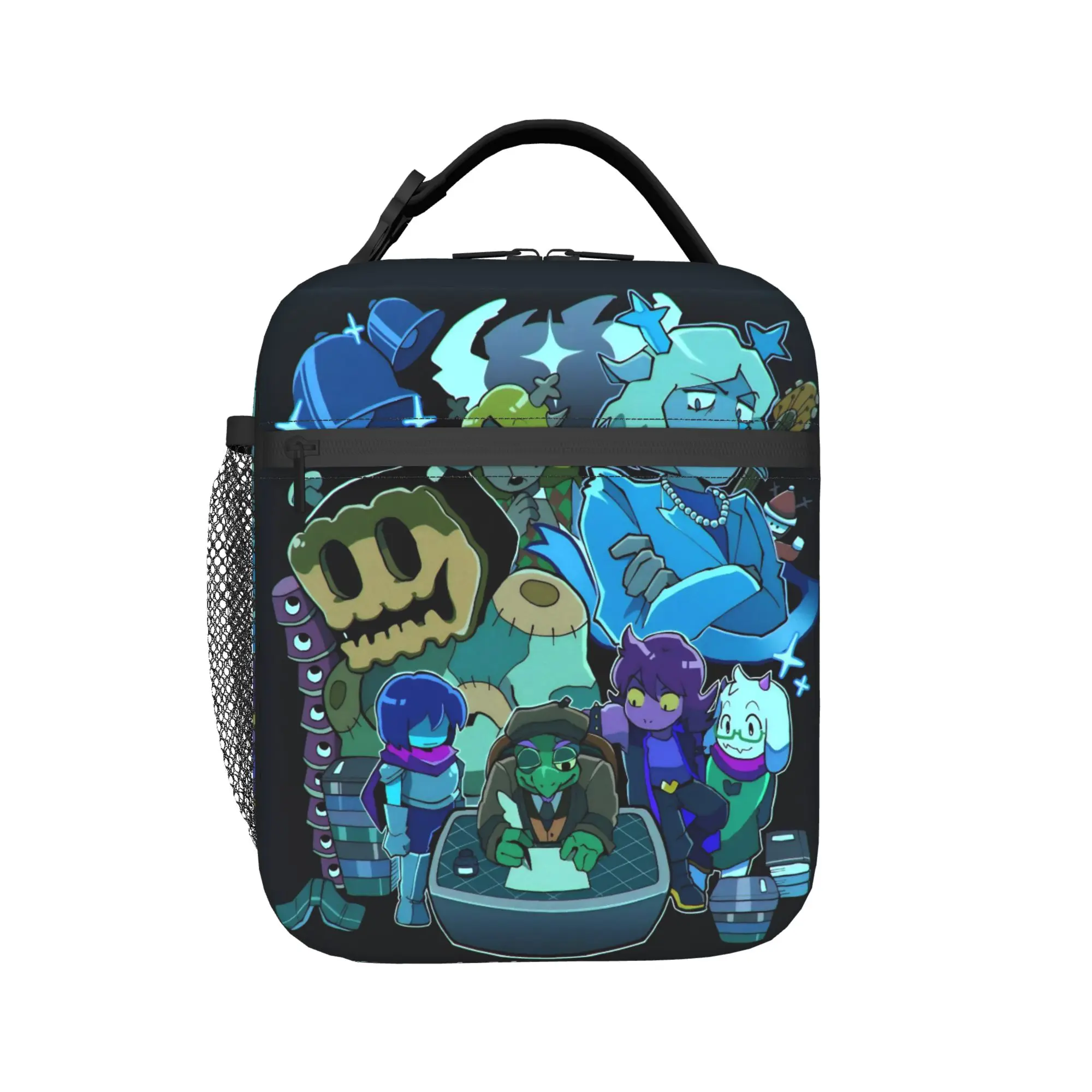 Role-Playing Video Game Deltarunes Insulated Lunch Bag Portable  Reusable Thermal Bag Tote Lunch Box Work  Travel Men Women