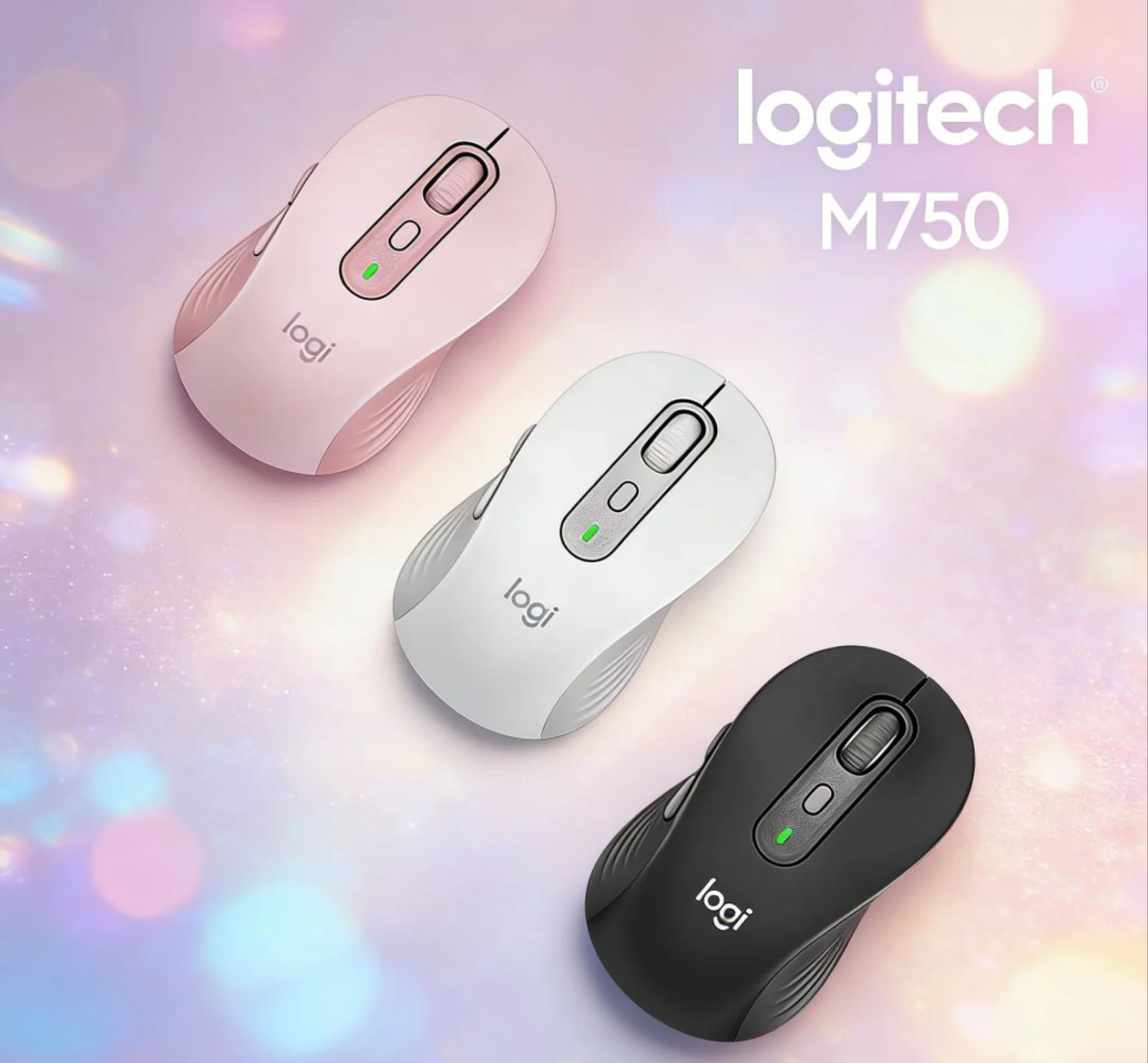 

Беспроводная эргономичная мышь Logitech M750, двойное подключение, 24 месяца автономной работы, интеллектуальное колесо прокрутки, легкий вес, бесшумные кнопки + MX3S/M350