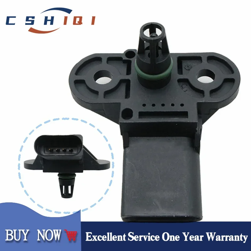 06B906051 Intake Manifold Absolute Pressure MAP Sensor For VW Volkswagen Golf Jetta MK4 5 Passat B6 EOS 1.6/2.0 0261230031