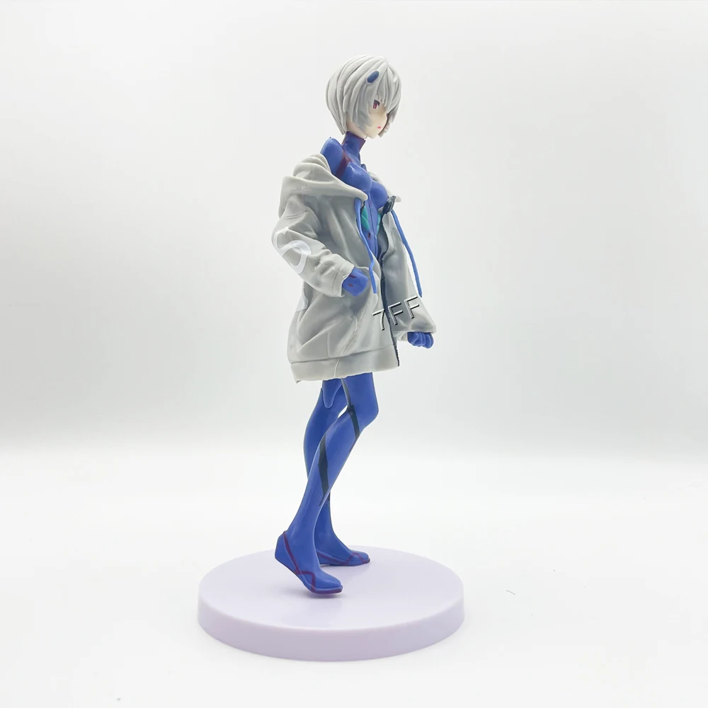 Neon Genesis Evangelion 20Cm Ayanami Rei Anime Figure Sexy Girl Action Figure PVC Model GK Gifts Collectible Figurines for Kids