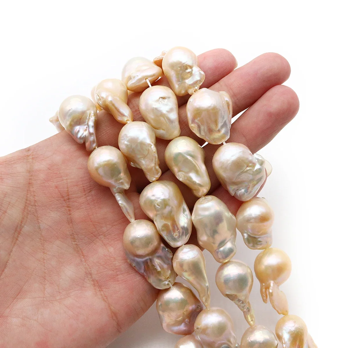 Natural Freshwater Pearl Beads High Quality Pink Baroque Pearl Loose Beads for Jewelry Making DIY Necklace Bracelet  Gift