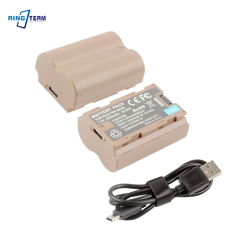 

2250mAh NP-W235 Decoded Rechargeable Li-ion Battery for Fujifilm X-H2/X-H2S/XT4/GFX100S/GFX50SII/VG-XT4 Grip