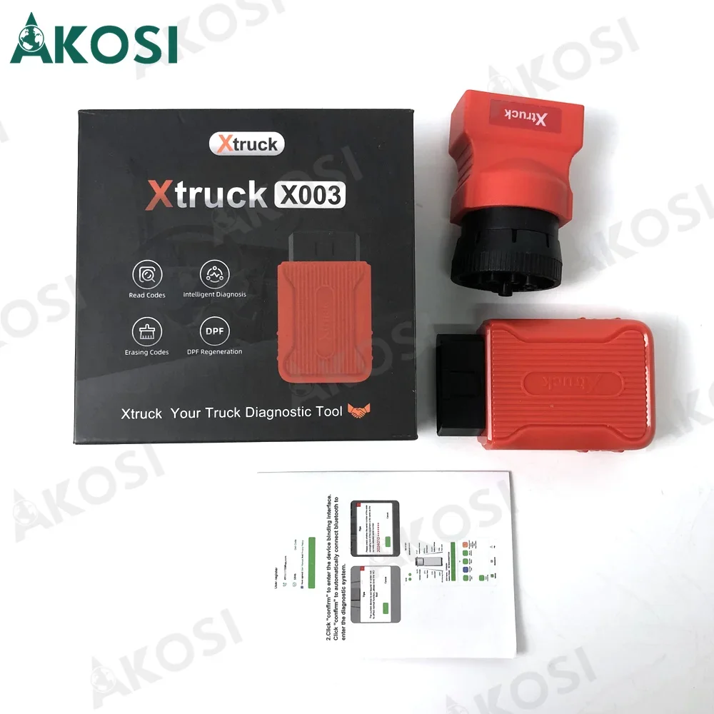 

Heavy Duty Truck Xtruck X003 Intelligent diagnosis OBD voltage measurement DPF Regeneration truck diagnostic tool