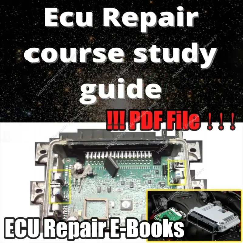 5pcs ECU Repair E-Books Fullset Study Guide PDF File ECU Modules Reprogramming Course for Workshop Car Truck Diagnostic Helper