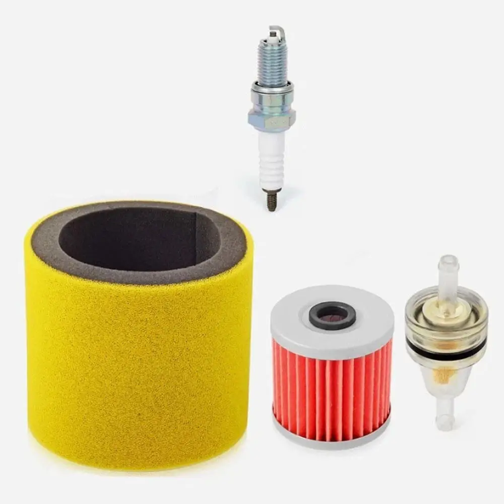 ATV Air Filter Oil Filter for Kawasaki KLF220 KLF250 KLF300 Bayou 220 250 300 1988-2011 Fuel Filter Spark Plug Gasket Engine Kit