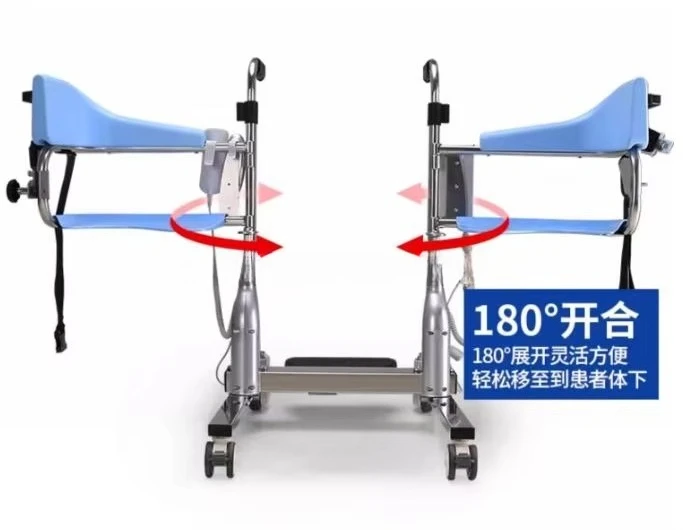 

Portable Easy to Use Big Weight CapacityTransfer Wheelchair for Adults Elderly Senior Living Bed to Toilet Transfer Chair