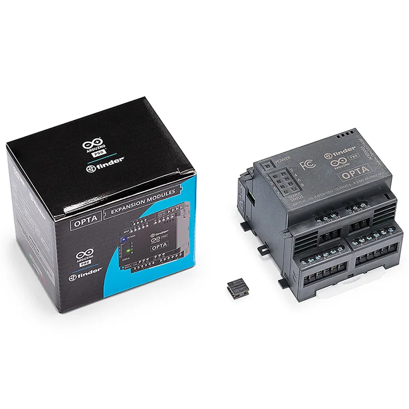 Arduino Pro Opta Ext D1608E AFX00005 منتج إيطالي أصلي RS485 Lite WiFi A0602 D1608S Finder Pro Micro PLC