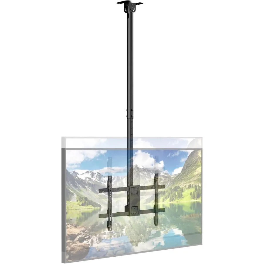 

Ceiling TV Mount for Most 4386 Inch Screens with Heavy Duty Adjustable Design Supports up to 132lbs and Max VESA 600x400mm Idea