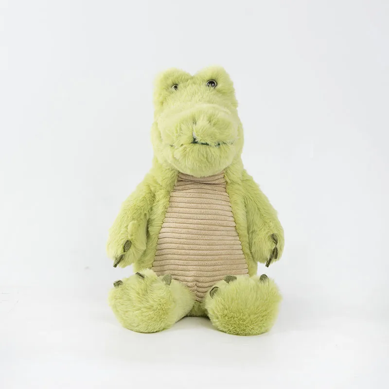 ตุ๊กตาจระเข้ตุ๊กตาหนังสัตว์น้ำน้ำหนัก 26 ซม. ของเล่นตุ๊กตาหนังสัตว์น้ำ ของขวัญสำหรับเด็กชายและเด็กหญิง