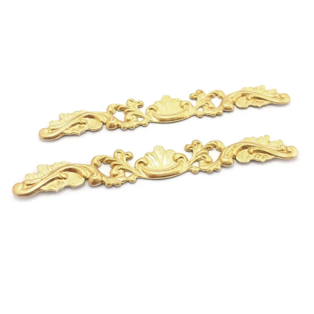 20PCS Not plated color Brass Decorative Spacer Stereo Flower Border Diy Accessories Making Materials Rosediy official-website