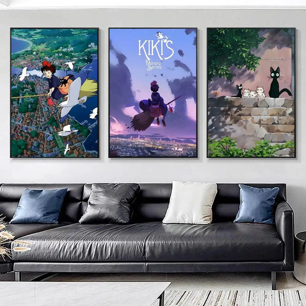 Cartoon Movie K-Kikis D-Delivery Service Posters HD Print Vintage Wall Art Decor for Home Study Room - view 2