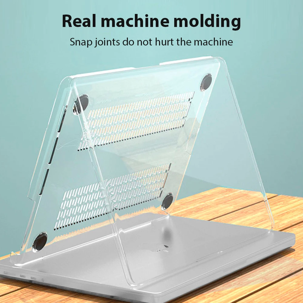 Macbook Case For Apple Macbook 11-16In For M1 Chip Pro 13 For New Air 13 Crystal Protective Cover Waterproof Durable Laptop Case