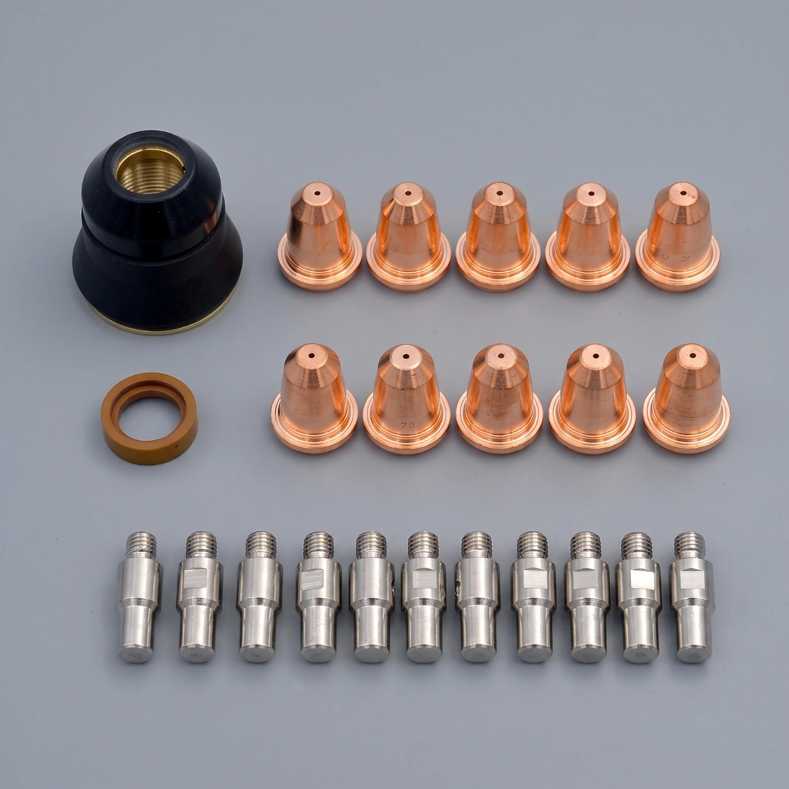 22 Pieces Arc Cutter Torch Accessory Kit Easy to Replace Arc Torch Consumables Kit Nozzles High Quality Light Duty
