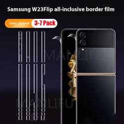3-7PACK Middle Hinge Hydrogel Film For Samsung Galaxy Z Flip5 Flip4  Anti-Scratch Protector Sticker ZFlip5 Border Hinge Films