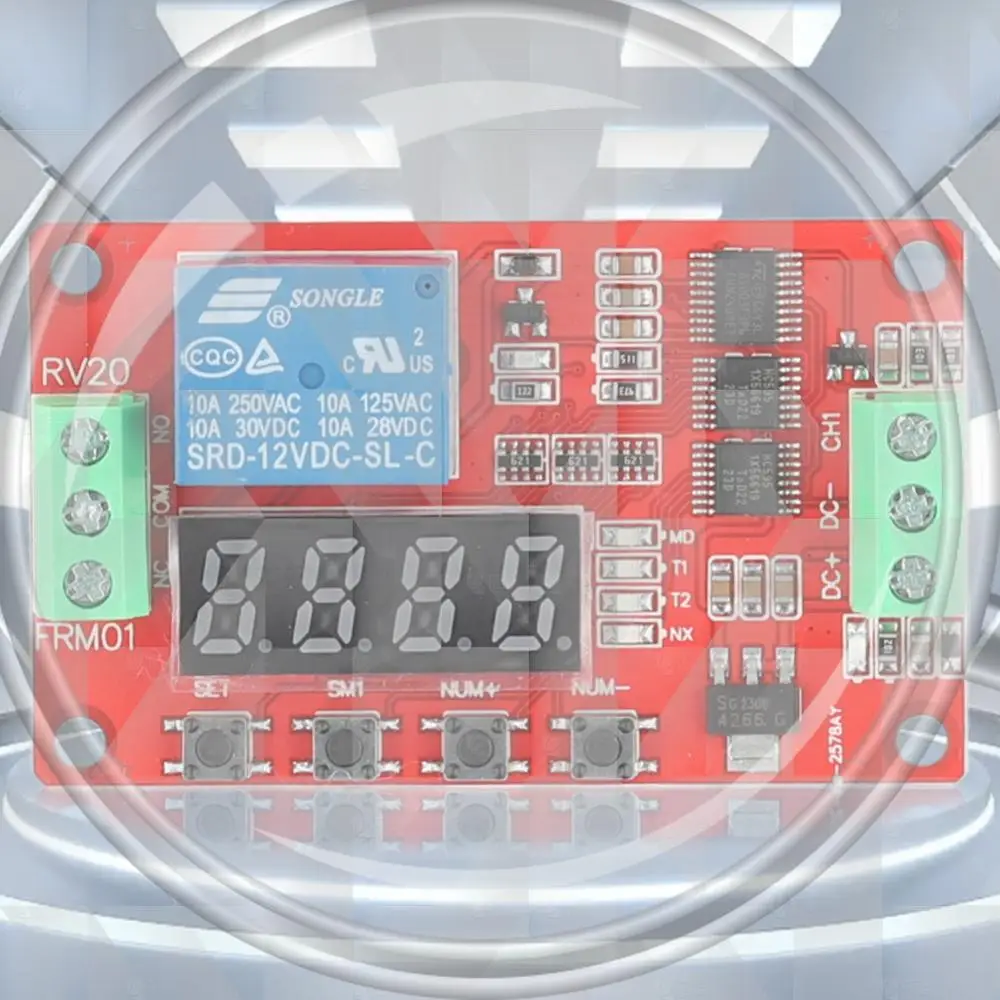 FRM01 Relay Timer Module Multifunction Infinite  Relay Module DC 5V 12V 24V 1CH  Delay Self-Locking Timing Board
