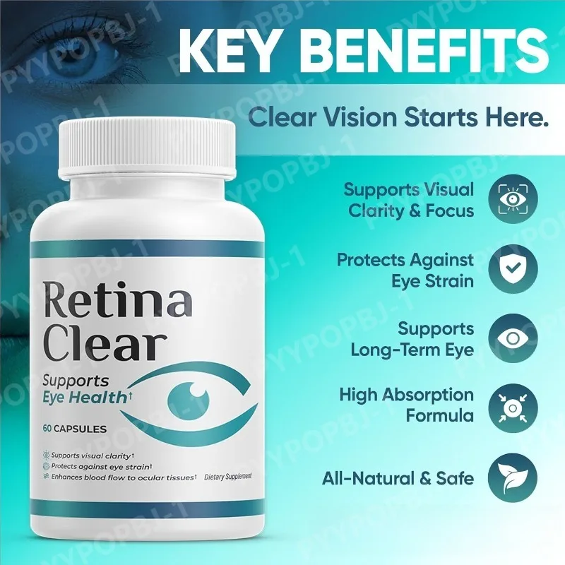

Eye Nutrition Support Capsules with Zinc Copper Vitamins A C E B12, Daily Wellness Supplement Vision Eye Nutrition Support