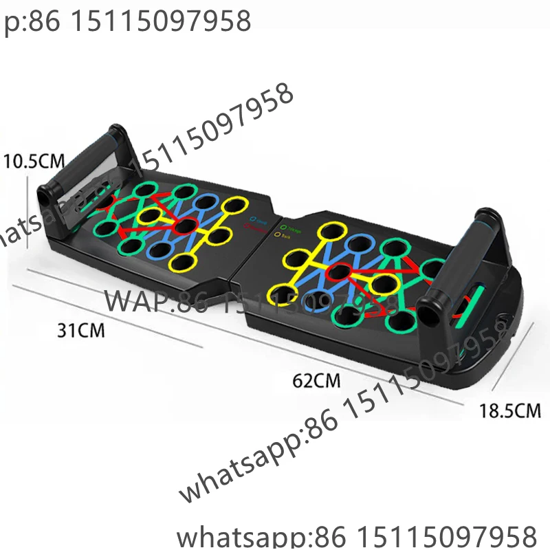 

Push-up Board Set Portable Multifunctional Push-up Bar Foldable Fitness Equipment For Chest Abdomen Arms/Back Training