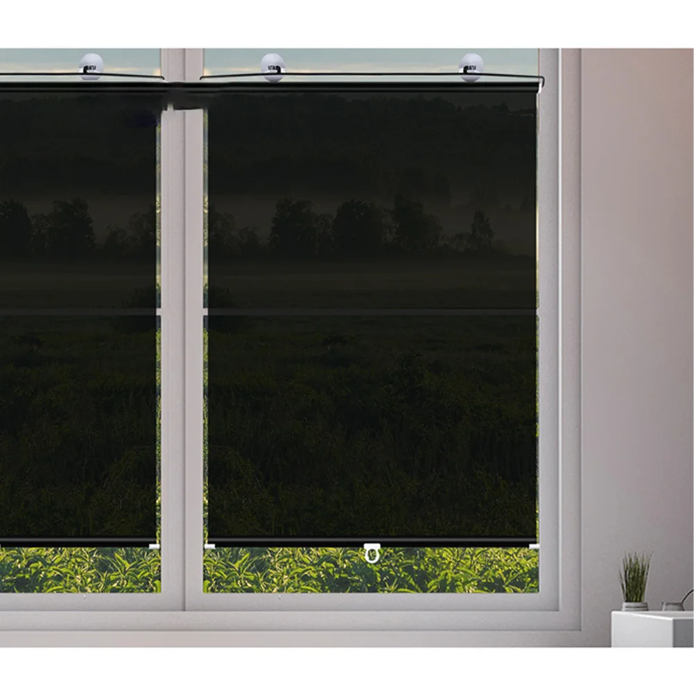 Sunshade Roller Blinds Shading Bedroom Block Sunlight Car Curtains Kitchen Living Room Shade Shading Suction Cup