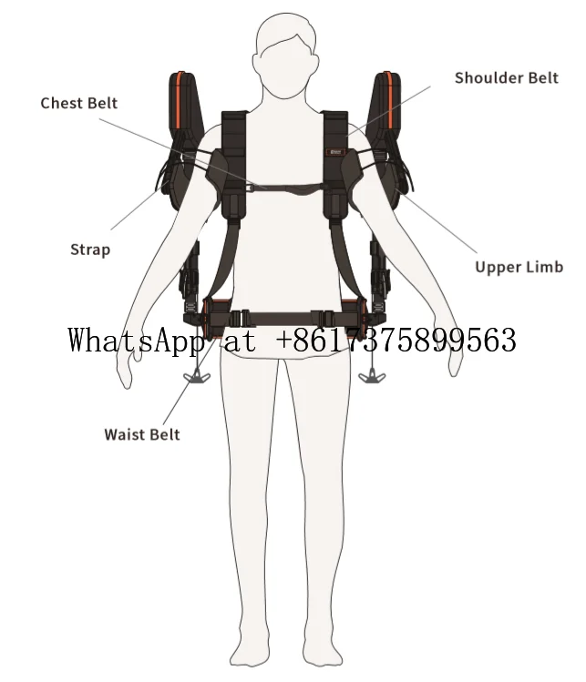 Wearable Upper Limb Industrial Exoskeleton Ergonomic Support for Industrial Welding Heavy Loading Operations