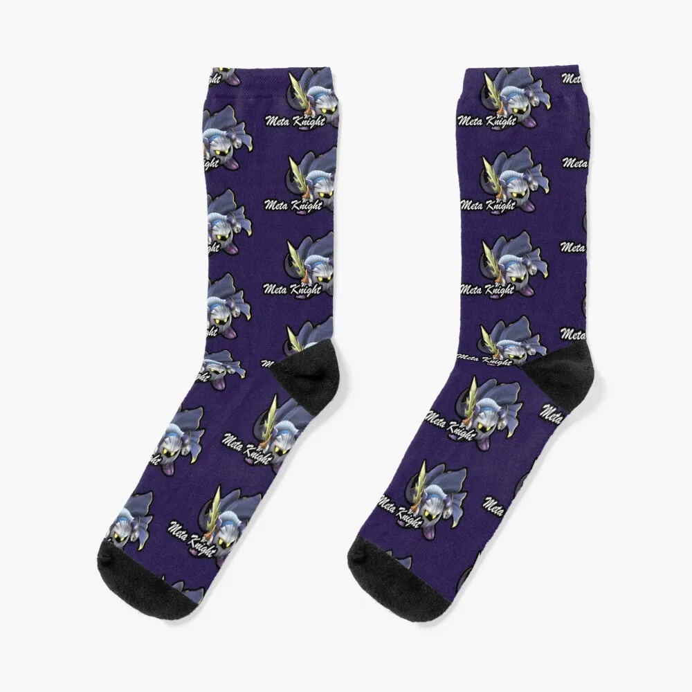 

META KNIGHT Socks gifts designer brand Rugby Socks Female Men's