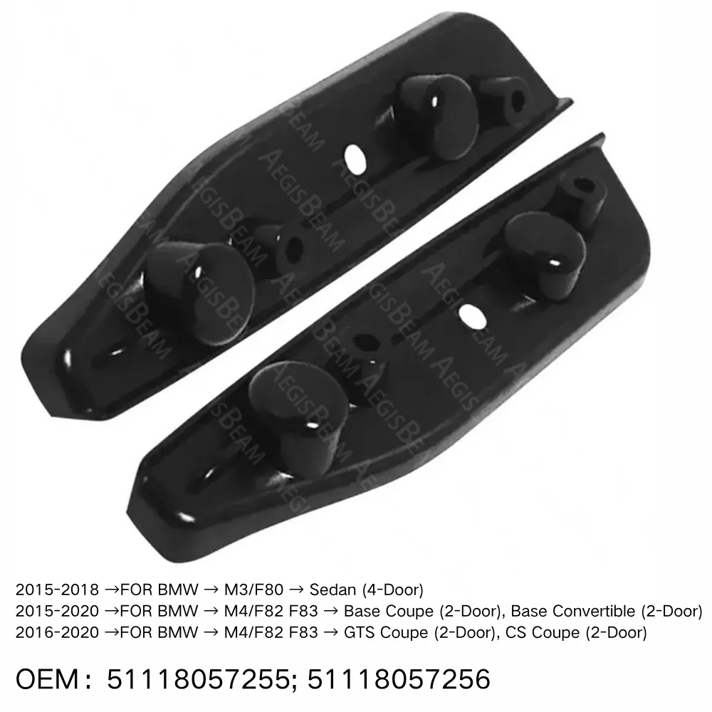 

Front Bumper Retainer Bracket Spacer Support FOR BMW M3 F80 Sedan 4-Door M4 F82 F83 Base GTS Coupe 2-Door 2015-2020 51118057255