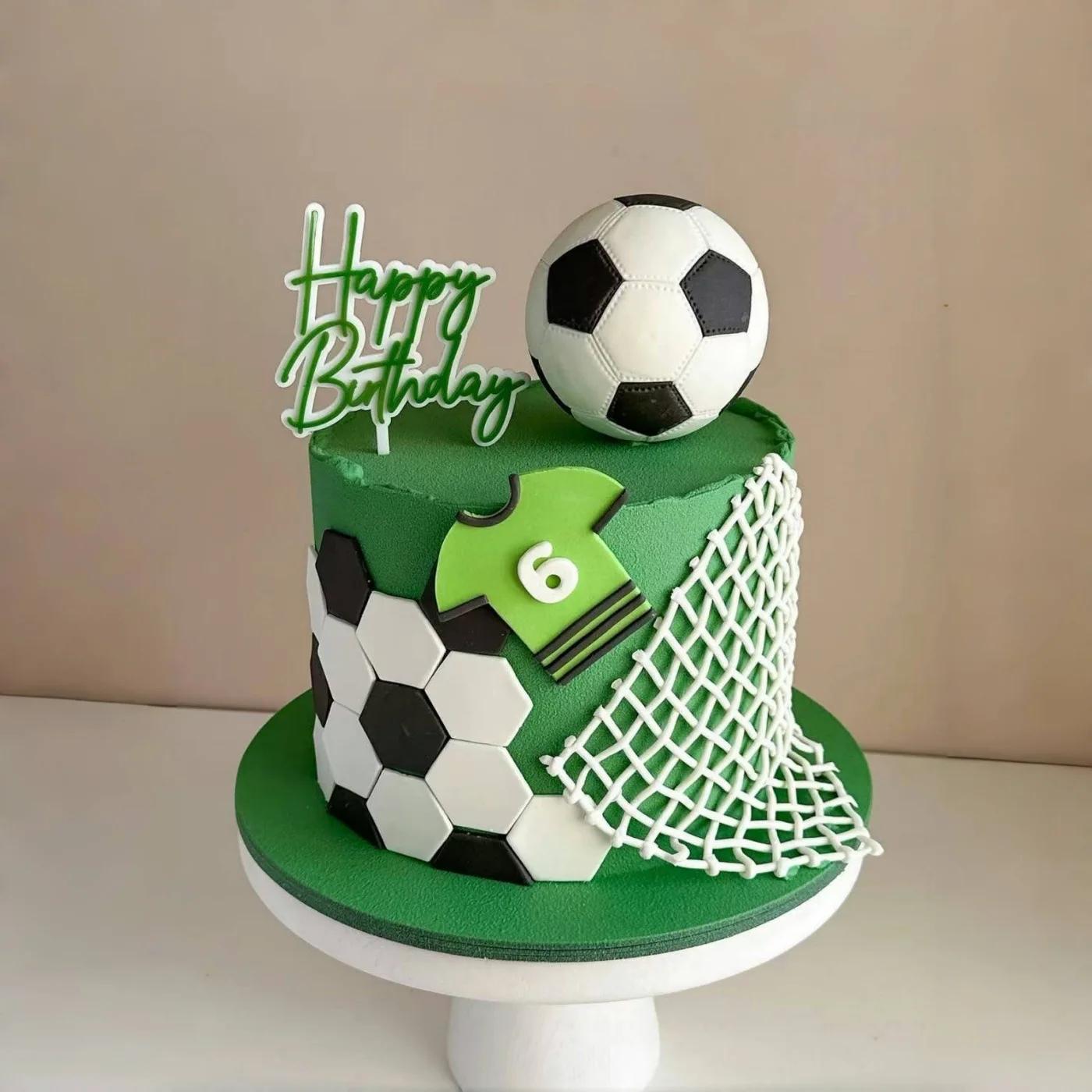 Fußball-Jungen-Kuchendekoration, Fußballspieler-Puppe, Cupcake-Topper, Happy Birthday Deko, Sport-Kinderparty-Zubehör für Veranstaltungen – Detail 1