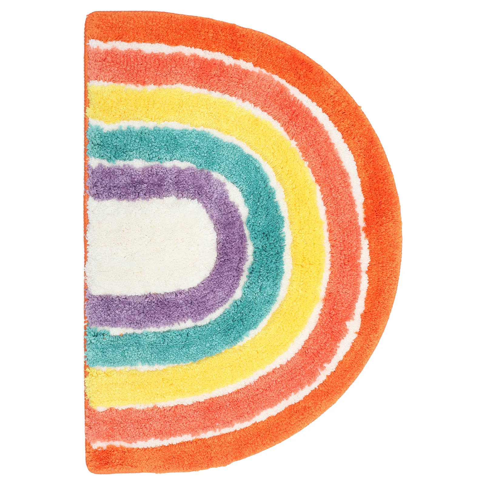 

Cat Litter Box Mat Large Rainbow Pattern Non-Slip Indoor Pet Litter Mats For Cats Kitten Soft Comfortable Pet Supplies