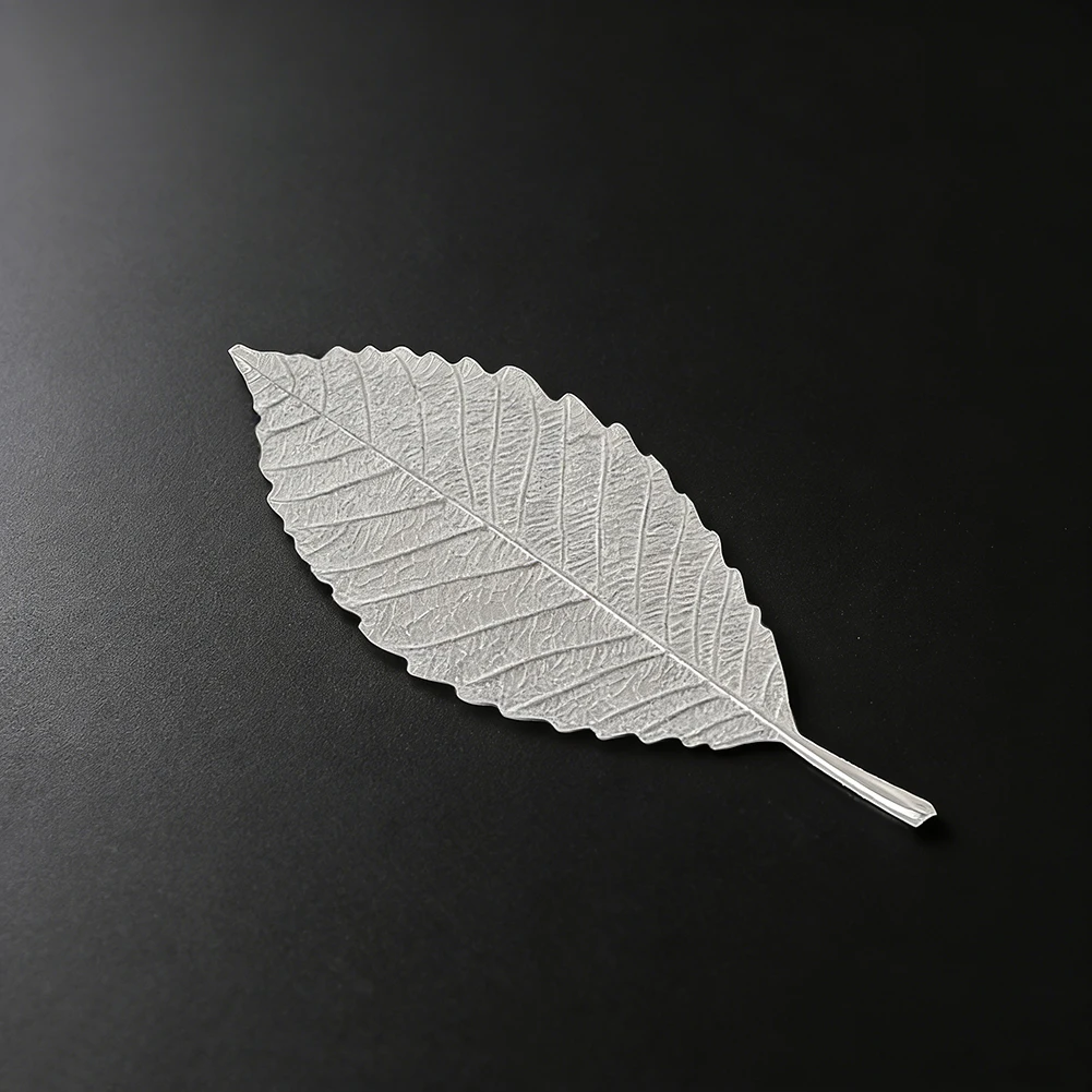 1pcs Metal Silver Color Leaves Ornaments Tea Maker Purification Tools Softening Water Quality Reusable Tearoom Accessories Gifts