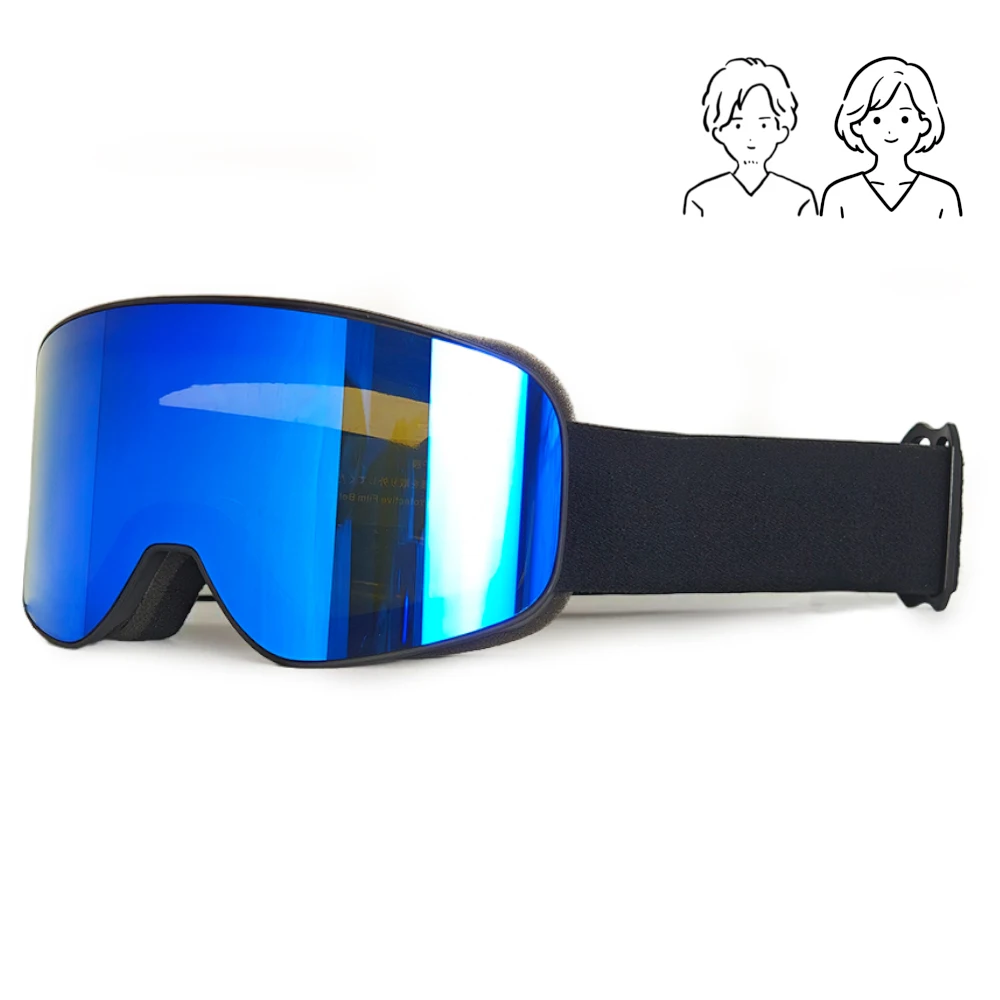 

Man Woman High Definition Snowboard Goggles Windproof Breathable Dustproof Protective Lenses Winter Sports Snowmobile Activities