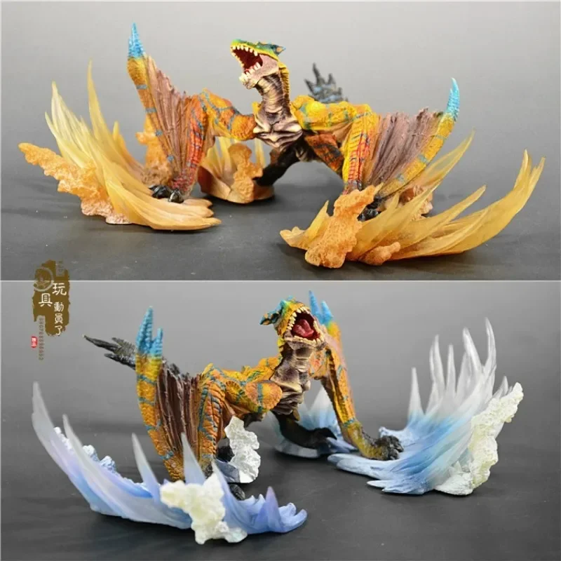 

[Inventory] Monster Hunter Collector's Edition Prototyping Anime Figure Fire Dragon Boom Dragon 13cm Anime Model Collection Toy