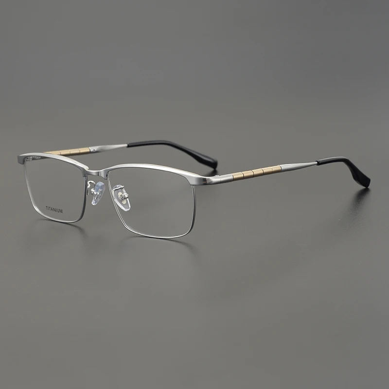 SO SMOOTH WIND Japanische handgefertigte ultraleichte Brillengestelle aus reinem Titan für Herren, Business-Quadratbrillen für Damen, Brillen, Brillen, Gafas Designer 8