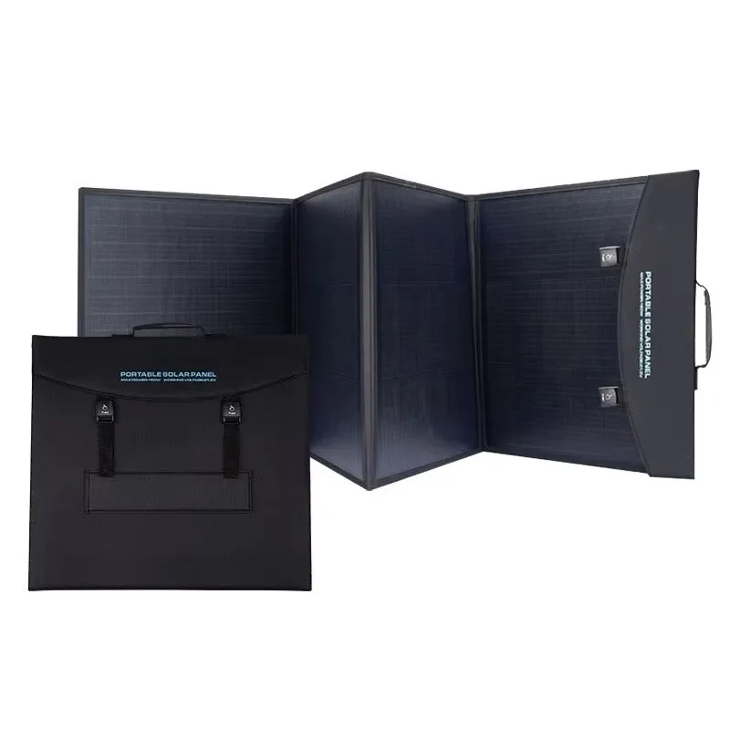 160W Solar Folding Panel Outdoor Solar Charging Small Portable RV Self Driving Camping Solar Panels