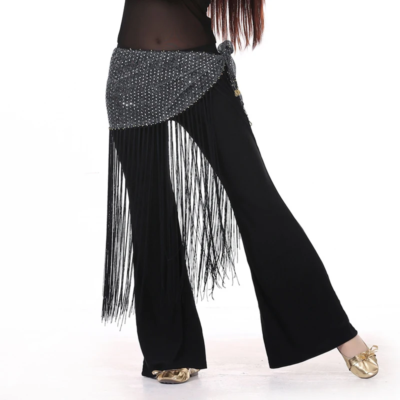 밸리 댄스 스팽글 부족 술 엉덩이 스카프 Bellydance 삼각형 엉덩이 스카프 스팽글 랩 벨트 스커트 오리엔탈 댄스 엉덩이 스카프 여성