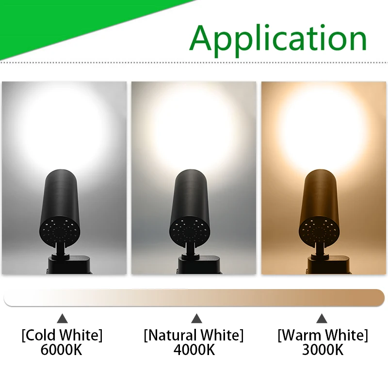 Led Track Light Spotlight COB Track Lights Rails Track lighting Fixture For Clothing Shop Living Room Home Ceiling Lamp Rail