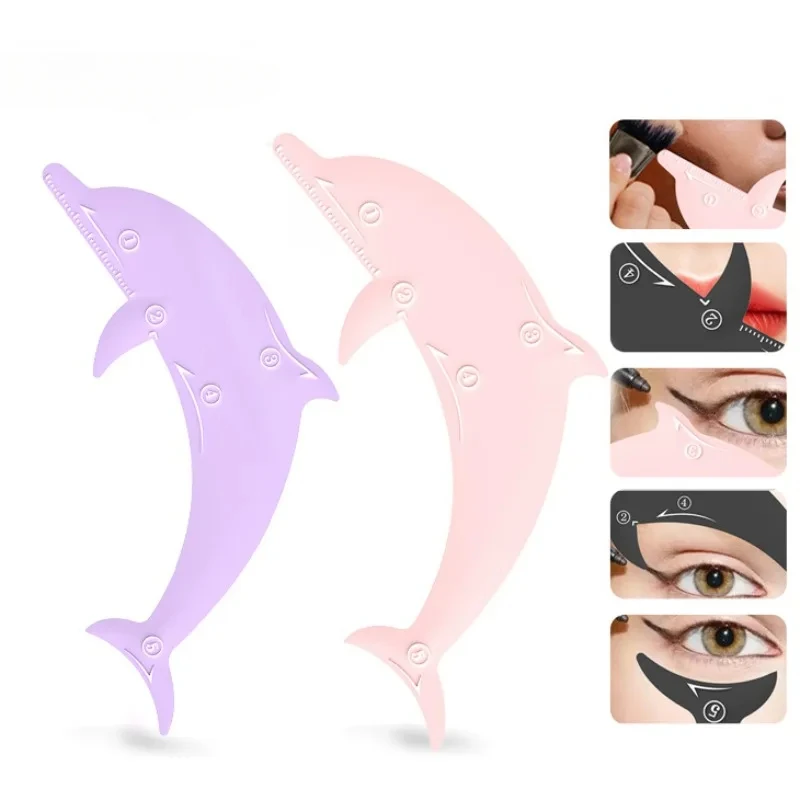 Whale Eyeliner Eyeshadow Template Cat Line Eyeliners Stencils Model Easy To Make Up Eyeliner Card Women Eye Make Up Beauty Tools