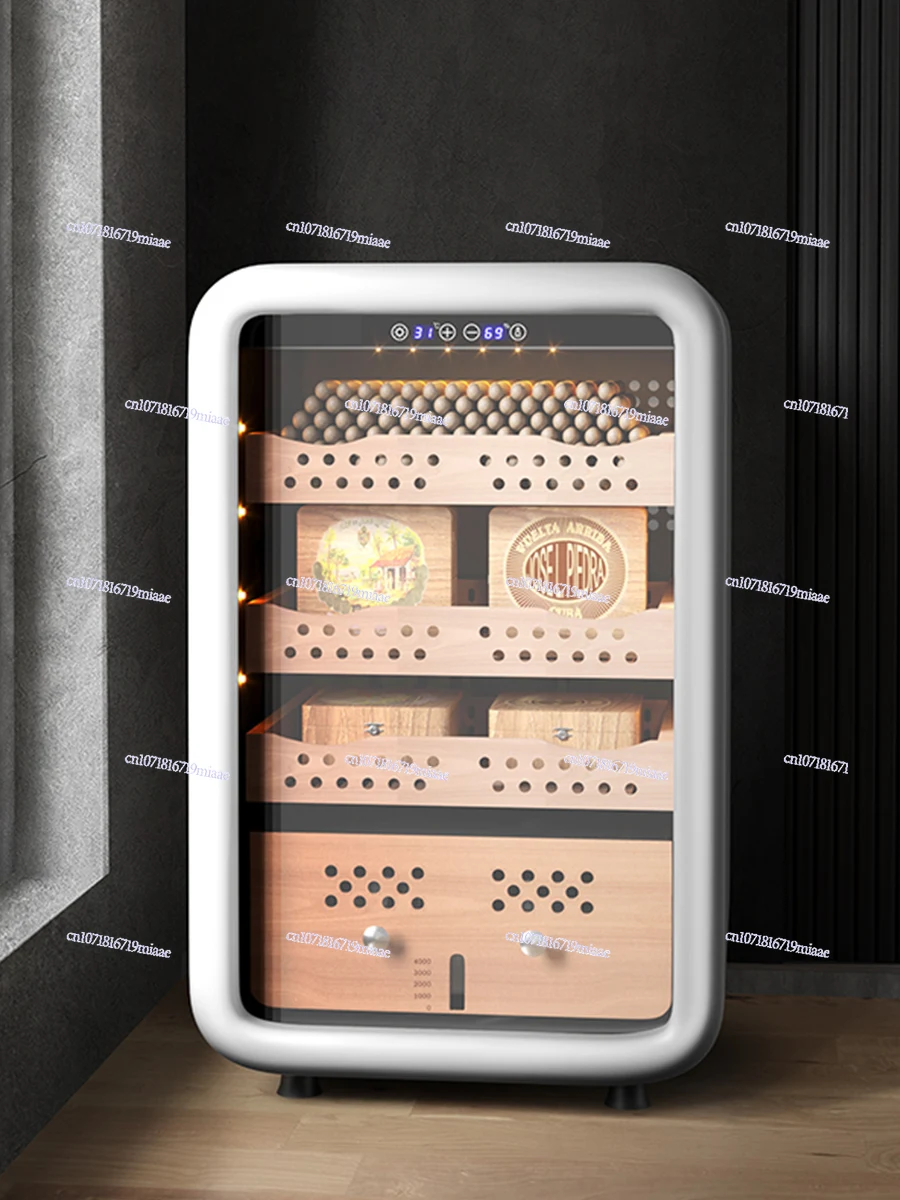 High-end Retro Cigar Cabinet Constant Temperature and Humidity Cigar Refrigerator