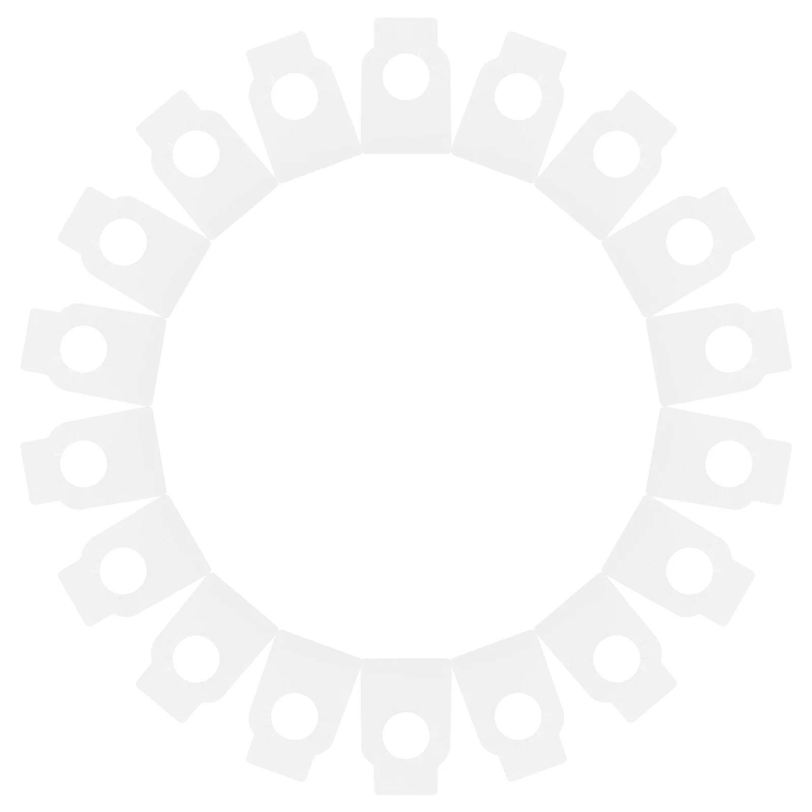 

100Pcs Wine Bottle Hanging Tags Double Side Blank PVC Reusable Waterproof Cellar Information Display Wine Label