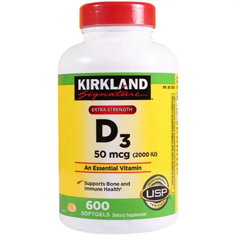 Vitamin D3 2000 IU (50 Mcg), Vitamin D Supplement for Bone, Teeth, Muscle and Immune Health Support