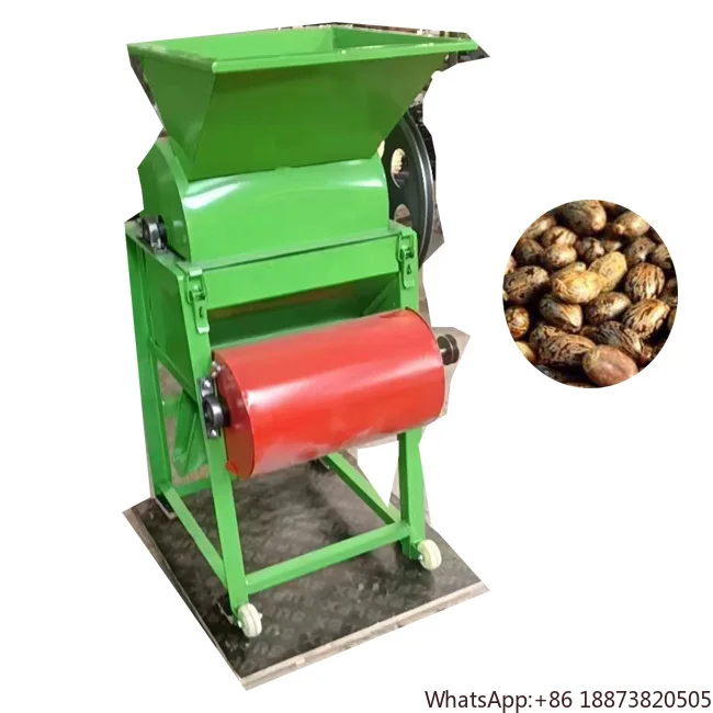 

Diesel engine or Motor driven castor seed shelling machine sheller machine for castor bean