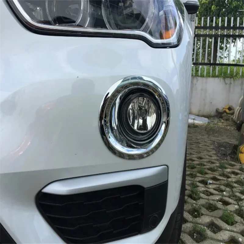 

For BMW X1 F48 2016-2022 Exterior Accessories Styling Fog Lights Lamps Eyelid Eyebrow Decoration Cover Trim