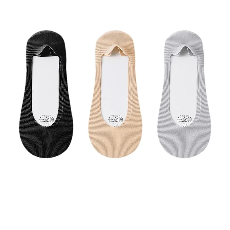 7켤레 여성용 여름용 숨김 양말 짧은 발목 양말 노쇼 로우컷 실리콘 미끄럼 방지 패셔너블 다용도 보트 양말