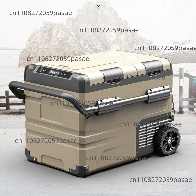 

Портативный мобильный холодильник-морозильник 12В для кемпинга с отсоединяемой батареей, на солнечной энергии, с компрессором, для автомобиля