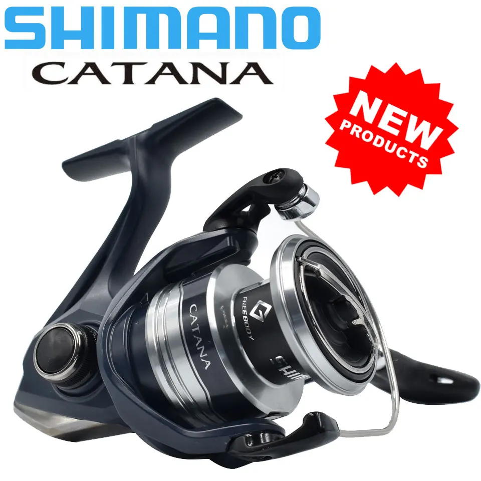 SHIMANO CATANA Spinning Fishing Reel 3+1BB Metal Spool G-Free Body and Propulsion Line Management System