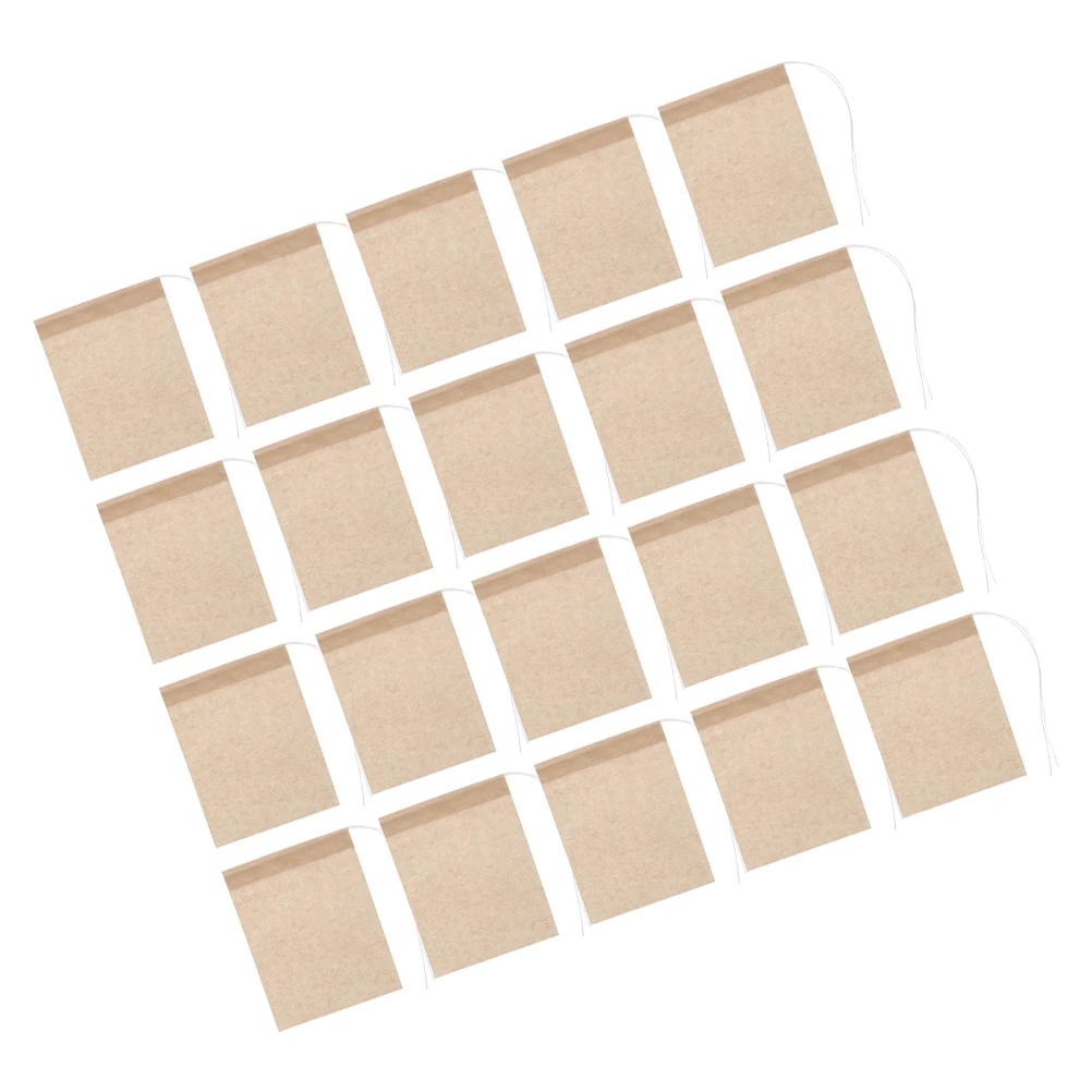 

100pcs Tea Filter Bags Disposable Cold Coffee Drawstring Cheese Cloth Kitchen Spice Strainer Herbal Unbleached sachet