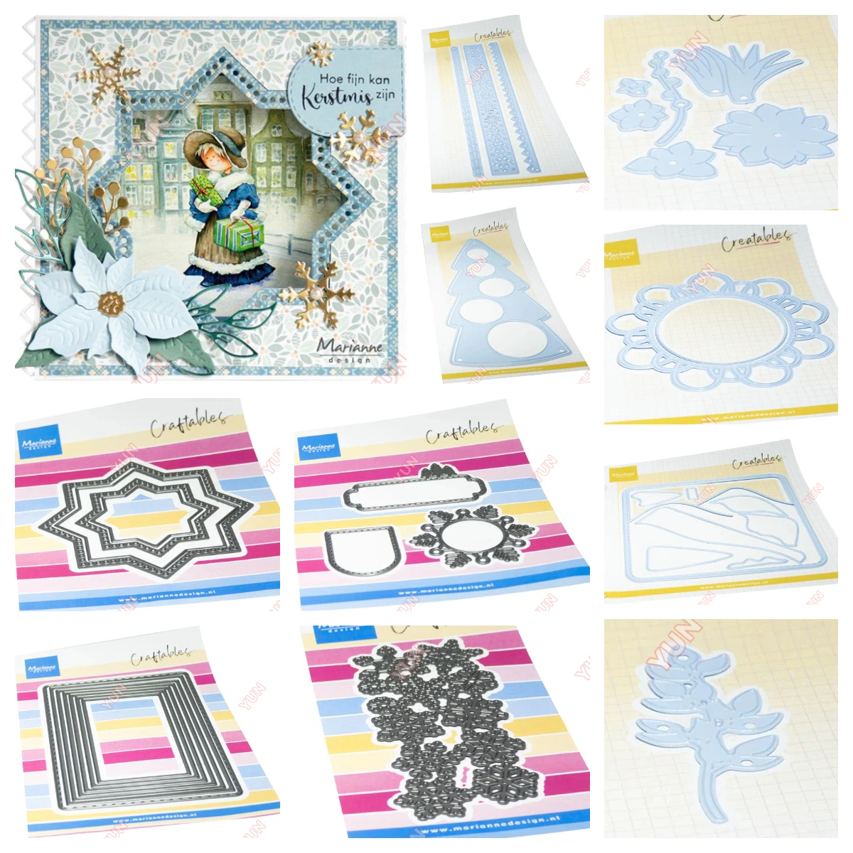 

Winter Labels Strips Star Basic Set A6 Die Scrapbooking 2025 New Metal Cutting Dies Lay out Christmas Tree Card Making Stencils